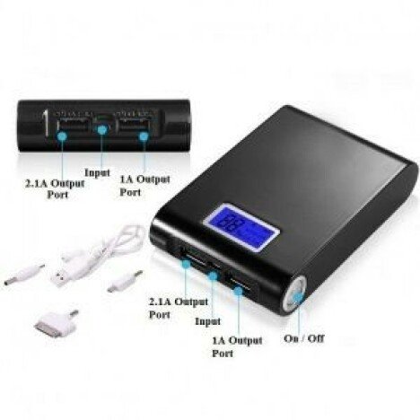 Baterie Externa Power Bank 12000 mAh cu ecran